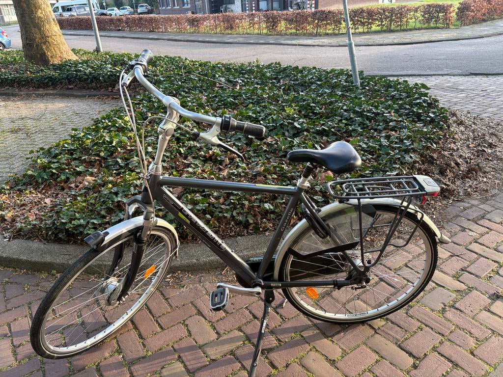 Gazelle herenfiets oranje plus 28 inch 4versnell frame 50cm, Fietsen en Brommers, Fietsen | Heren | Herenfietsen, Gebruikt, Versnellingen