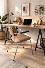 Originele Gispen buisframe stoel – nieuw gestoffeerd, Huis en Inrichting, Ophalen, Overige kleuren, Zo goed als nieuw, Stof