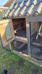 Kippenhok met ren, Dieren en Toebehoren, Ophalen, Gebruikt, Hout, Overige typen