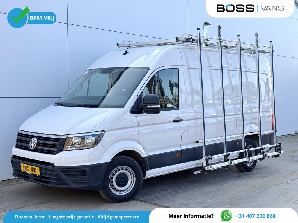 Volkswagen Crafter 2.0 TDI 140 PK Imperiaal Glasresteel Glas, Voorwielaandrijving, Stof, Gebruikt, Zwart