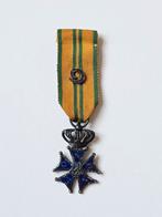 Mini medaille onderscheiding NBVLO Nijmegen vierdaagse 9x, Ophalen of Verzenden, Landmacht, Nederland, Lintje, Medaille of Wings