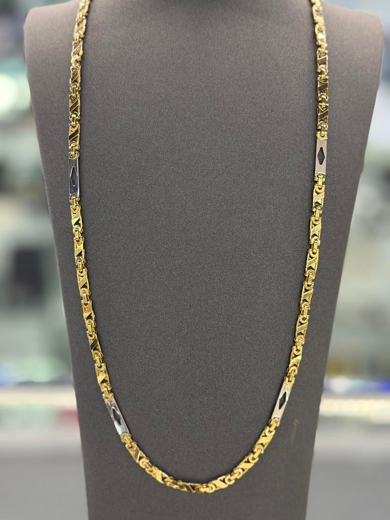 14 Karaat Goud - Platte Koningsketting - Nieuw - 26.98 Gram, Sieraden, Tassen en Uiterlijk, Kettingen, Ophalen of Verzenden, Nieuw