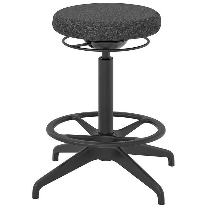 IKEA LIDKULLEN zit-/stakruk – Gunnared donkergrijs, Ophalen, Zo goed als nieuw, Bureaukruk, Grijs