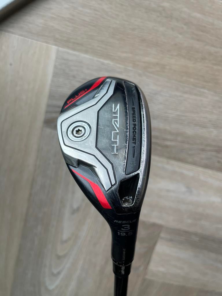 TaylorMade Stealth Plus Rescue 3 (19.5) – €100, Sport en Fitness, Golf, Ophalen, Gebruikt, Club