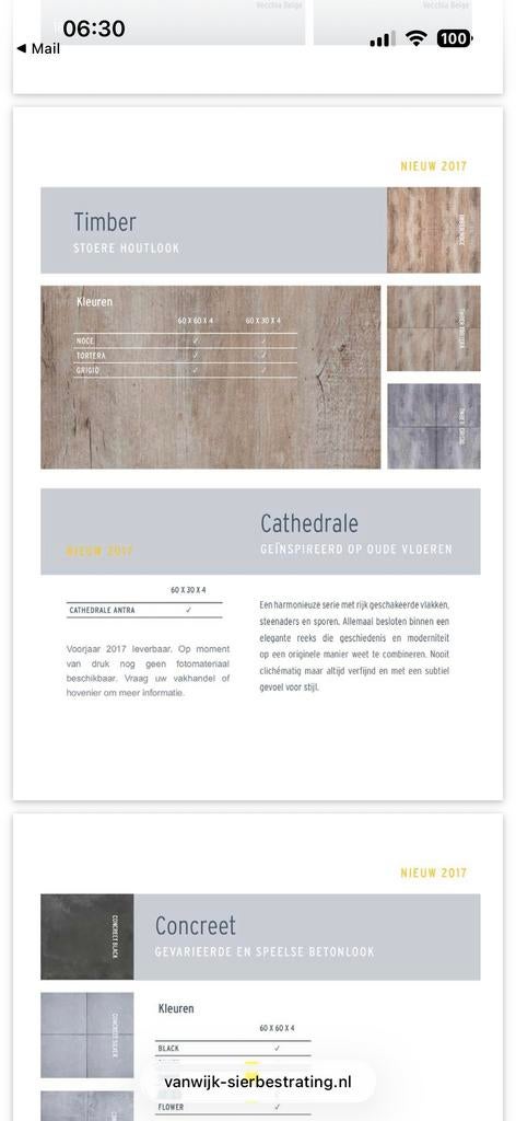 MBI GeoCeramica Timber Noce 60x60x4 cm betontegels, Tuin en Terras, Tegels en Klinkers, Ophalen, Gebruikt, 5 tot 10 m², Beton