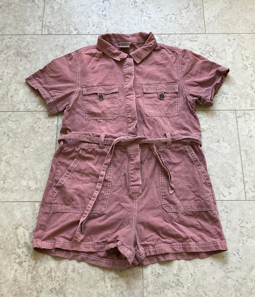 Stoere BDG urban outfitters jumpsuit, maat M, 83% katoen, Ophalen of Verzenden, Zo goed als nieuw, Roze