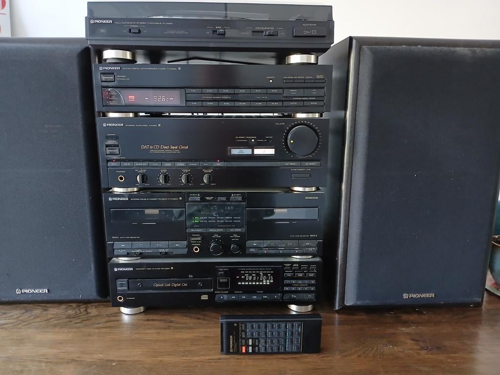 Pioneer A-X450 versterker PD-X550 cd speler F-X450L tuner, Ophalen, Losse componenten, Pioneer, Tuner of Radio