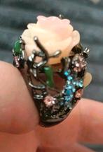 Ring Roos salamander maat 16, Sieraden, Tassen en Uiterlijk, Ringen, Verzenden, Nieuw, Zilver