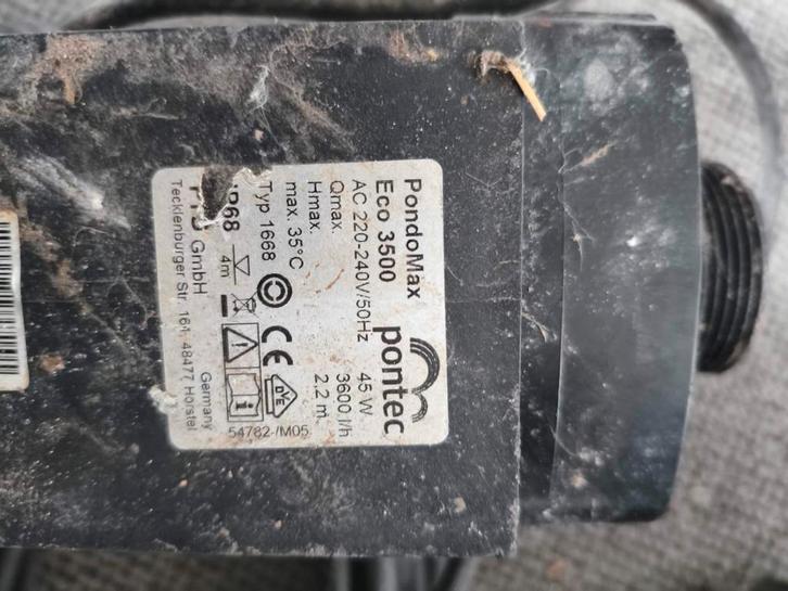 Pontec PondoMax Eco 3500 Vijverpomp, Tuin en Terras, Vijver-toebehoren, Gebruikt, Vijverpomp, Ophalen of Verzenden