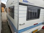 Caravan Hobby De Luxe Easy 4 slaapplaatsen, keuken bad wc, Caravans en Kamperen, Rondzit, Hobby, Dwarsbed, Particulier