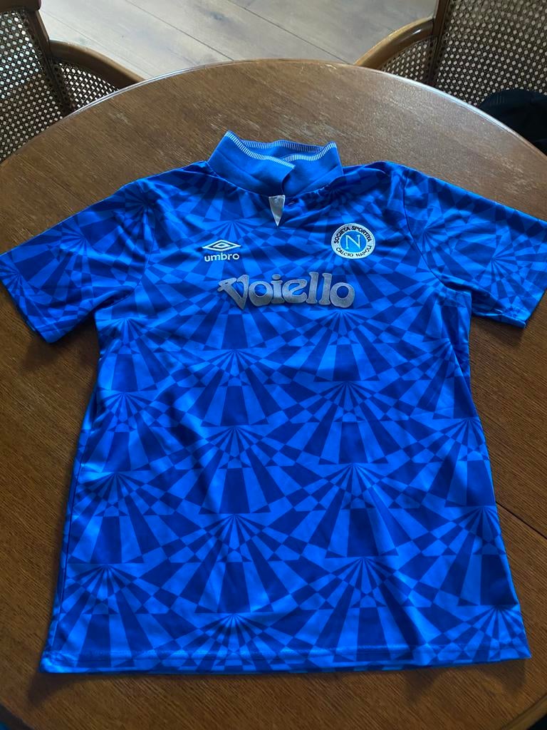 Napoli replica shirt 1992/1993 - Maat L, Sport en Fitness, Voetbal, Maat L, Ophalen of Verzenden, Zo goed als nieuw, Shirt