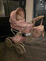 Konges Sløjd Poppenwagen - Roze met kersjes, Ophalen, Zo goed als nieuw, Babypop