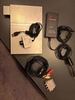 PlayStation 2 Zilver - Zonder Controllers, Ophalen, Gebruikt, Zonder controller, Met geheugenkaart