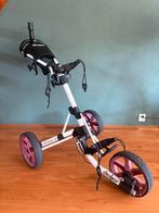 Clicgear 3.5 golftrolley wit/rood, Ophalen, Gebruikt, Golfkar, Overige merken