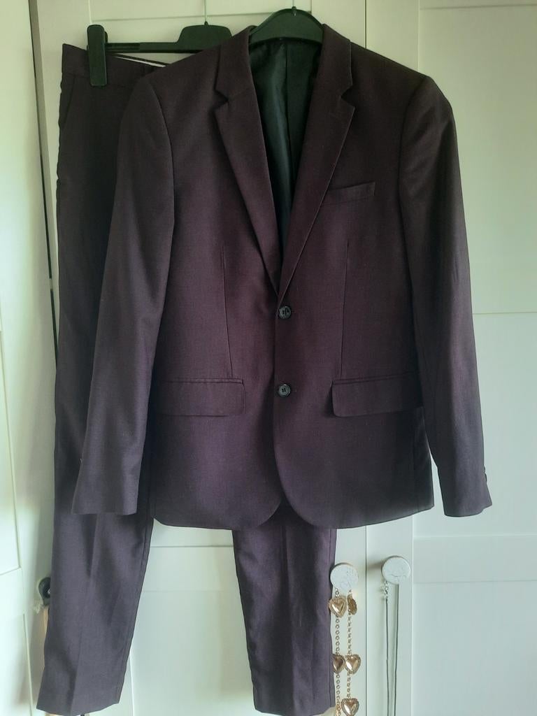 H&M heren kostuum maat 48, Overige kleuren, Maat 48/50 (M), Ophalen of Verzenden, H&M