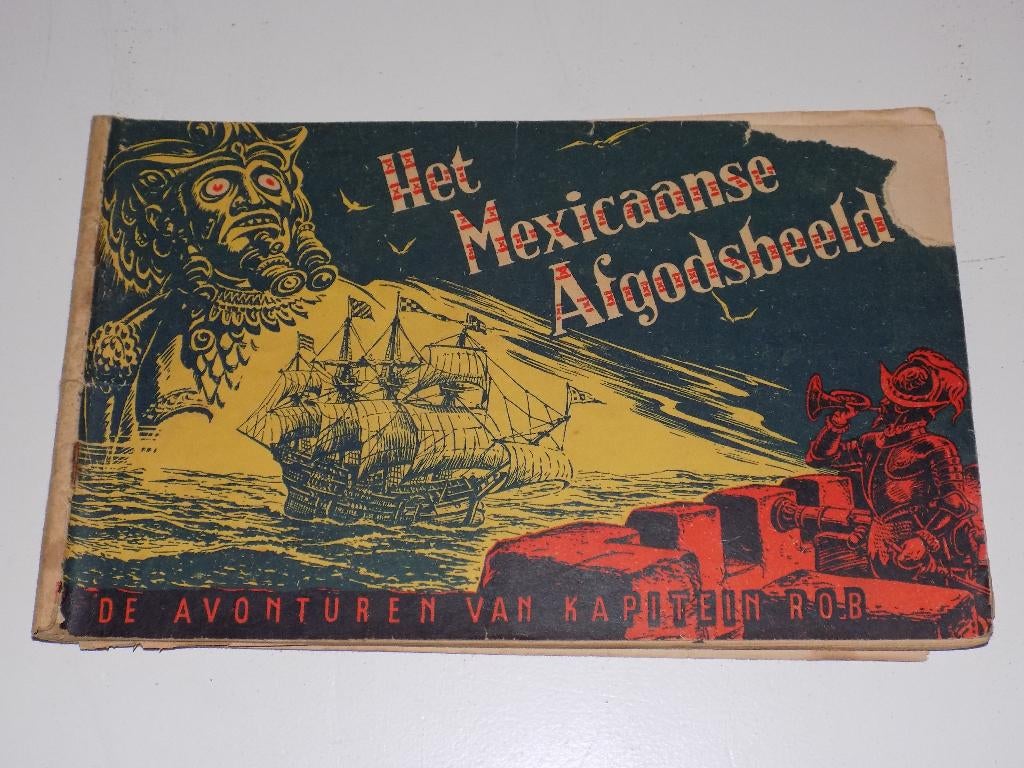 Kapitein Rob - 11_O_Het Mexicaanse afgodsbeeld, Eén stripboek, Ophalen of Verzenden, Gelezen, Pieter Kuhn