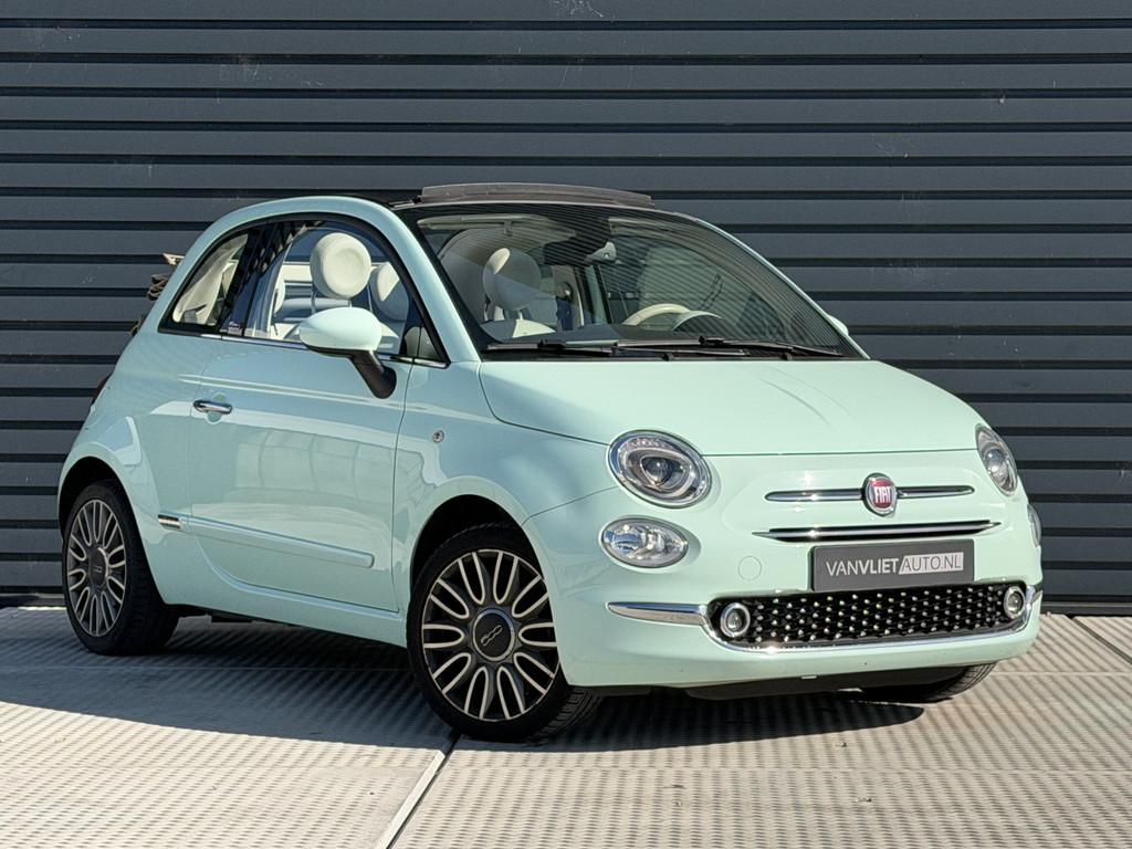 Fiat 500C Cabrio 1.2 Lounge (bj 2017), Voorwielaandrijving, Stof, Gebruikt, 4 cilinders