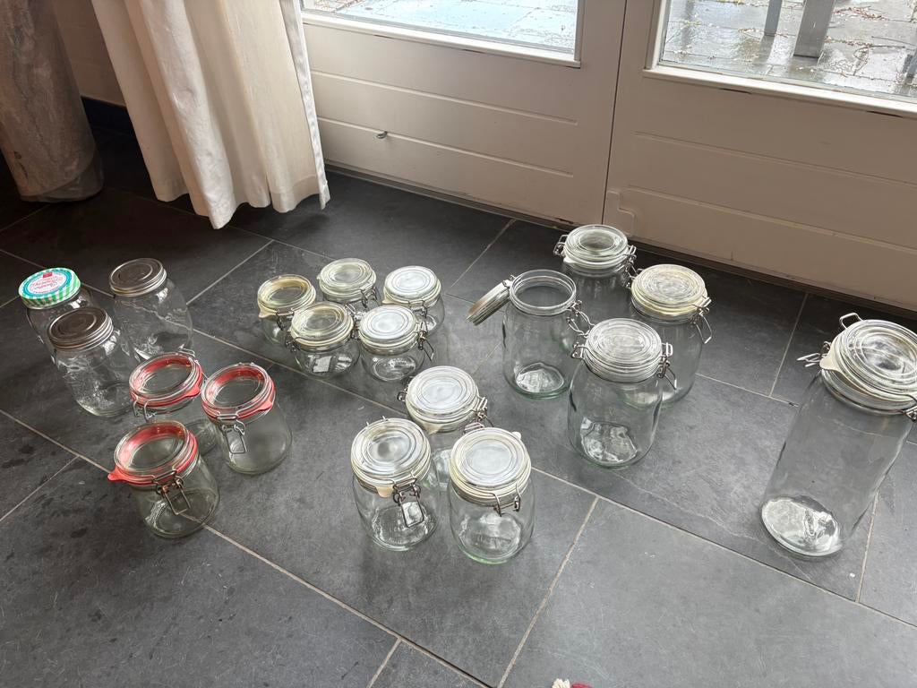 Verschillende voorraadpotten Ikea, Ophalen, Gebruikt