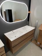 Badkamermeubel 120cm - tabacco - keramische wastafel, 100 tot 150 cm, Wltradingnl@outlook.com, Nieuw, Ophalen of Verzenden