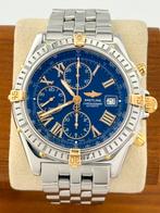 Breitling Crosswind 43 B13055 Blauw Staal Goud, Ophalen of Verzenden, Zo goed als nieuw, Staal, Breitling