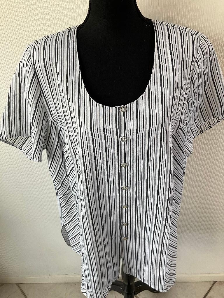 chalou maat 50 oksel tot oksel 66 cm lang tuniek/jurk, Kleding | Dames, Grote Maten, Chalou, Ophalen of Verzenden, Zo goed als nieuw