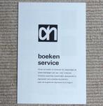 AH boeken service folder Albert Heijn ca. 1968, Boeken, Ophalen of Verzenden, Zo goed als nieuw, Folder