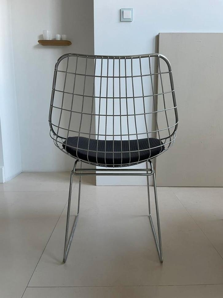 Pastoe draadstoel, Huis en Inrichting, Stoelen, Zo goed als nieuw, Vier, Metaal, Overige kleuren, Ophalen