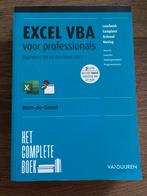 Boek Excel VBA voor professionals - Bijgewerkt tot Excel 201, Boeken, Ophalen of Verzenden, Gelezen, Software