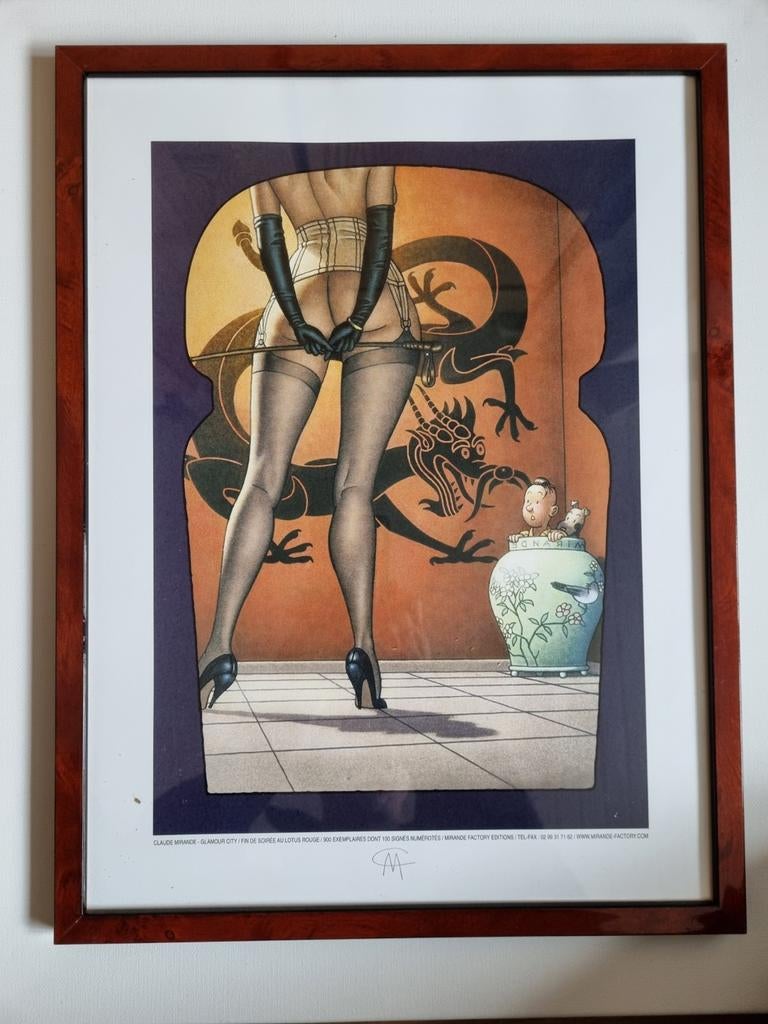 Claude Mirande Tintin gelimiteerde oplage, Ophalen of Verzenden