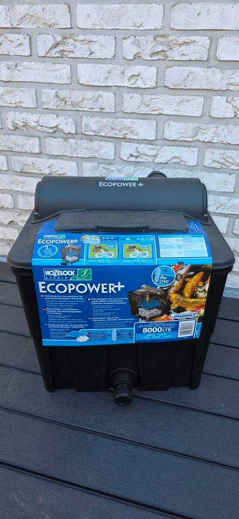 Hozelock ecopower+ 8000 - Nieuw!, Ophalen of Verzenden, Nieuw, Vijverfilter