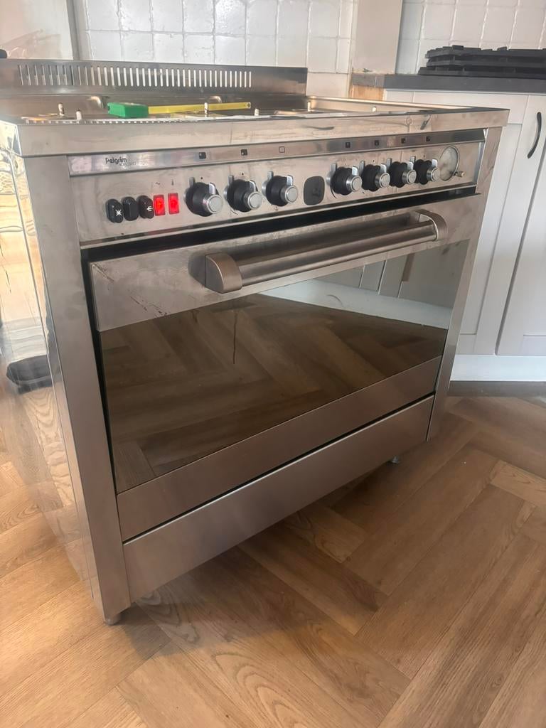 Pelgrim oven en gasfornuis, Gebruikt, 60 cm of meer, Ophalen of Verzenden, Gas
