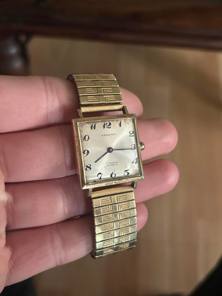 Armada horloge, Overige merken, Staal, Gebruikt, Polshorloge