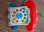 Vintage Fisher Price telefoon met houten onderkant, Ophalen of Verzenden