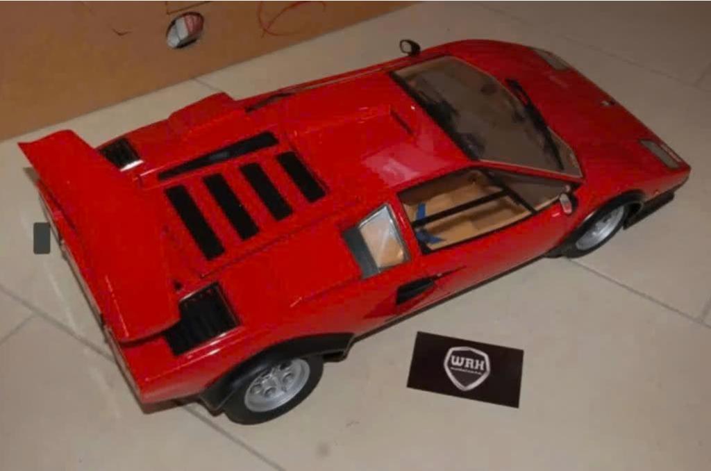 !! SALE !! 1:8 LAMBORGHINI COUNTACH LP500S Deagostini WRH, Ophalen, Zo goed als nieuw, 1:5 t/m 1:8, Auto