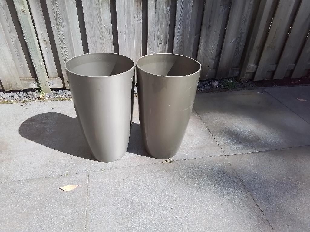 bloempotten voor binnen, Tuin en Terras, Bloempotten, Kunststof, Gebruikt, Rond, Binnen