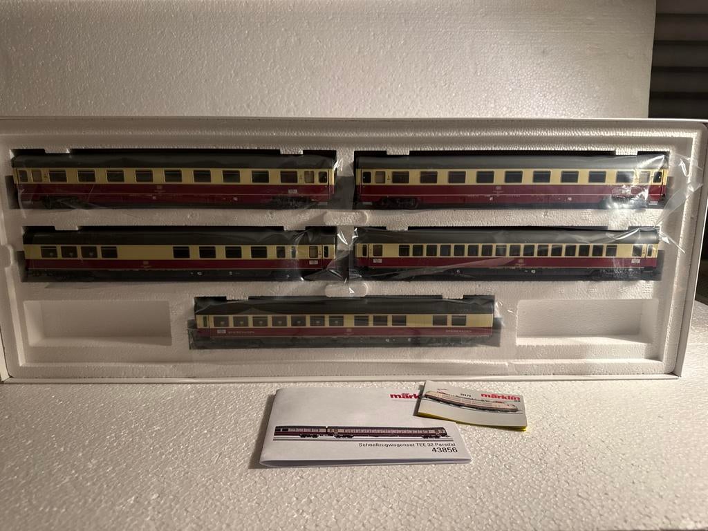 Märklin 43856 TEE Rheingold Sneltreinrijtuigen Set, Wisselstroom, Ophalen of Verzenden, Märklin, Nieuw