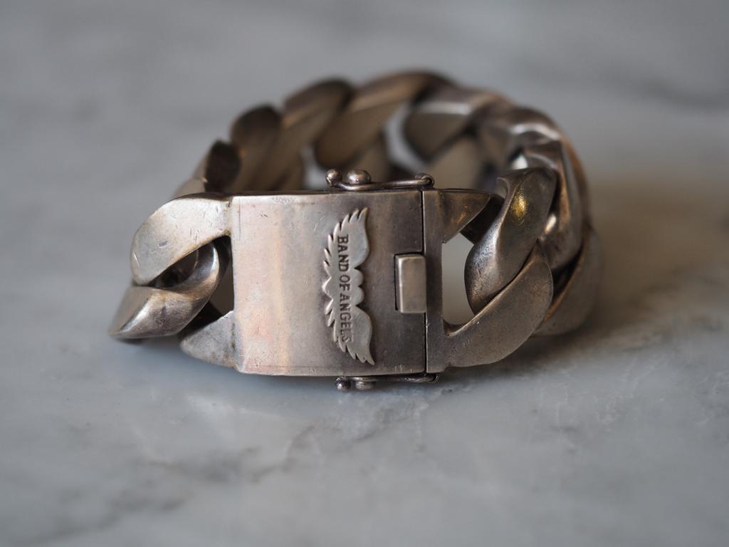 Zilveren armband 'Band of Angels' - Stoer en Uniek, Ophalen of Verzenden, Zo goed als nieuw, Zilver
