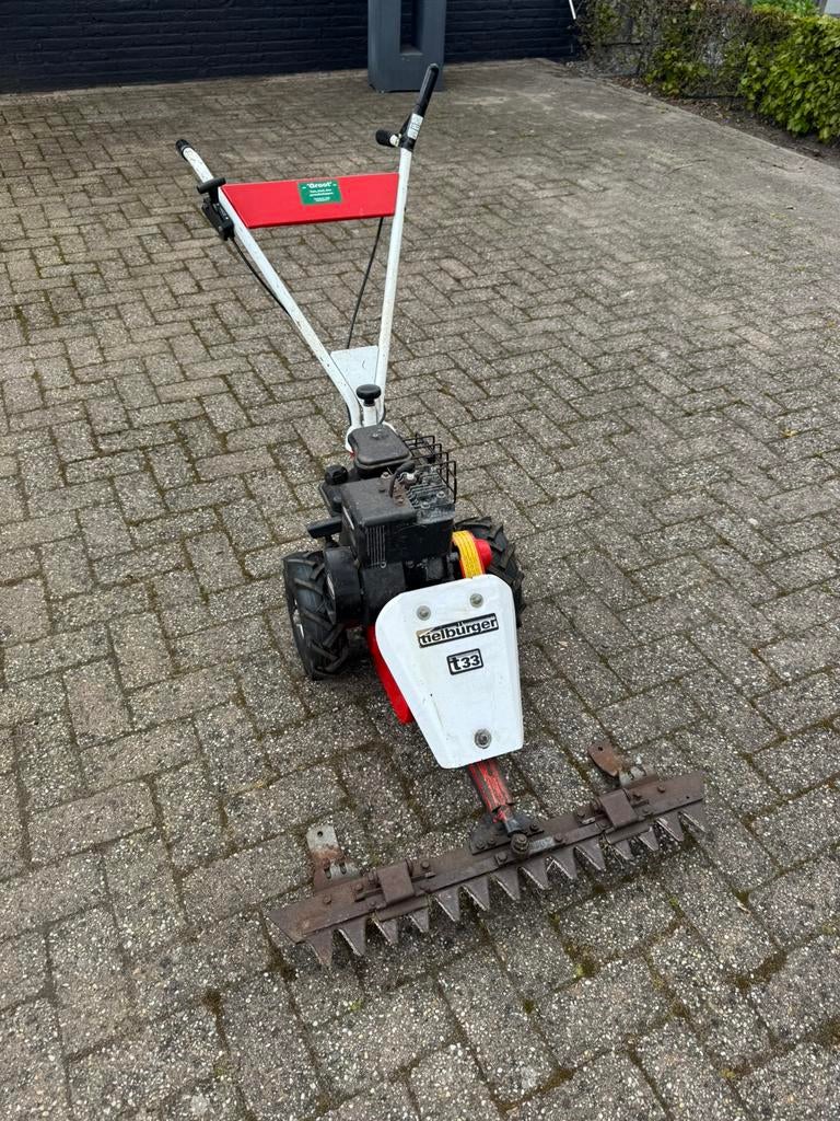 Balkmaaier tielburger, Tuin en Terras, Grasmaaiers, Ophalen, Zo goed als nieuw, 50 cm of meer