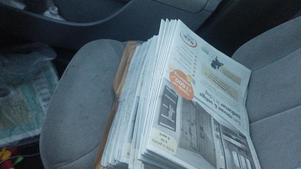 Krantenbezorger gezocht