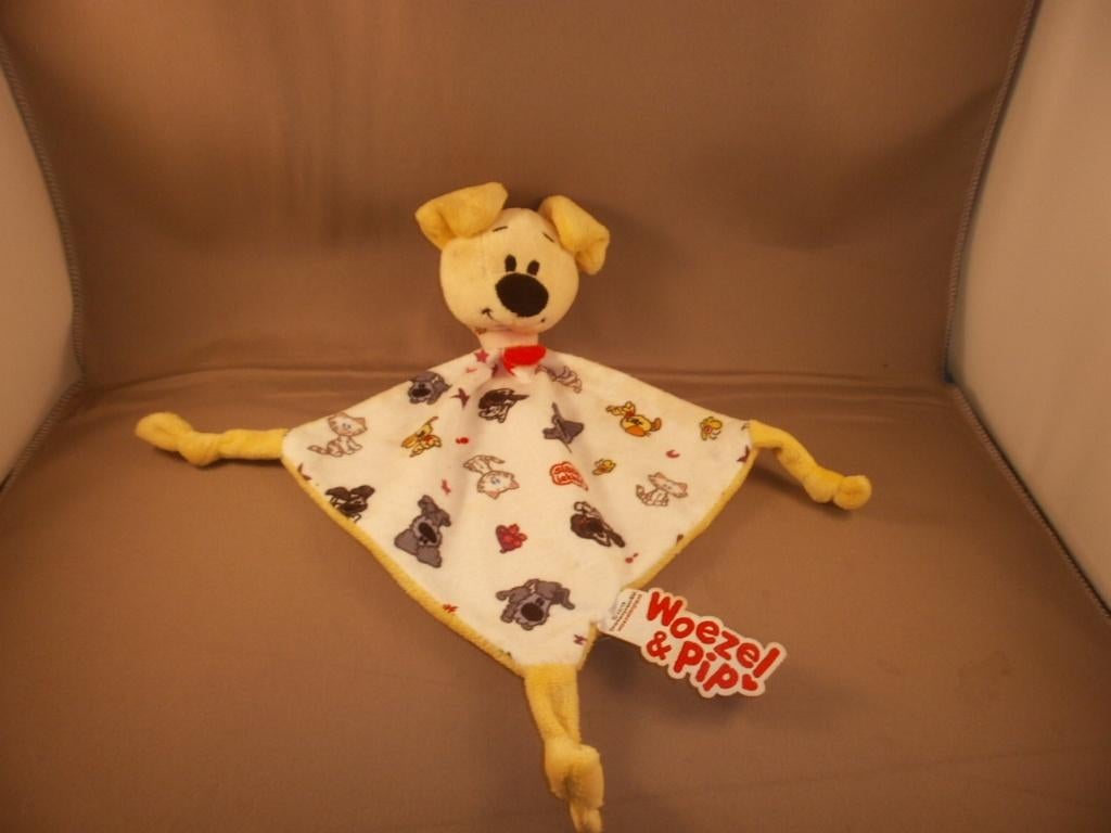 woezel of pip dromervanger doekje bedrukt kleine buurtpoes, Overige karakters, Nieuw, Wasbaar, Middelgroot (20 tot 80 cm)