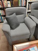 Fauteuil Grijs stof bekleding, Huis en Inrichting, Ophalen, Gebruikt, Stof