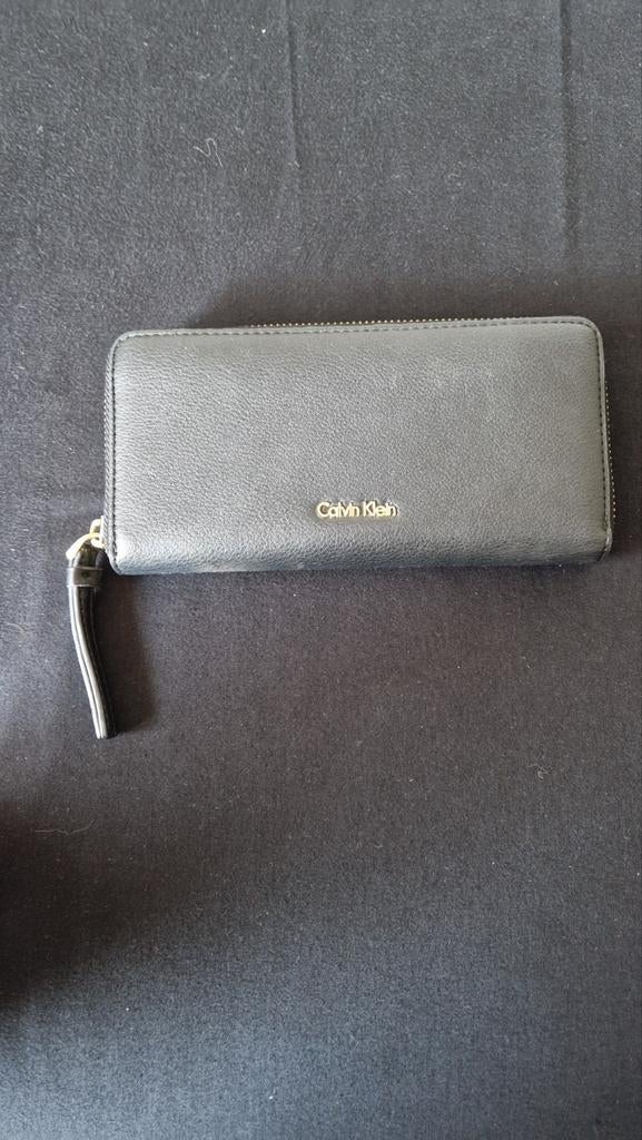 Calvin Klein portemonnee zwart in goede staat, Ophalen of Verzenden