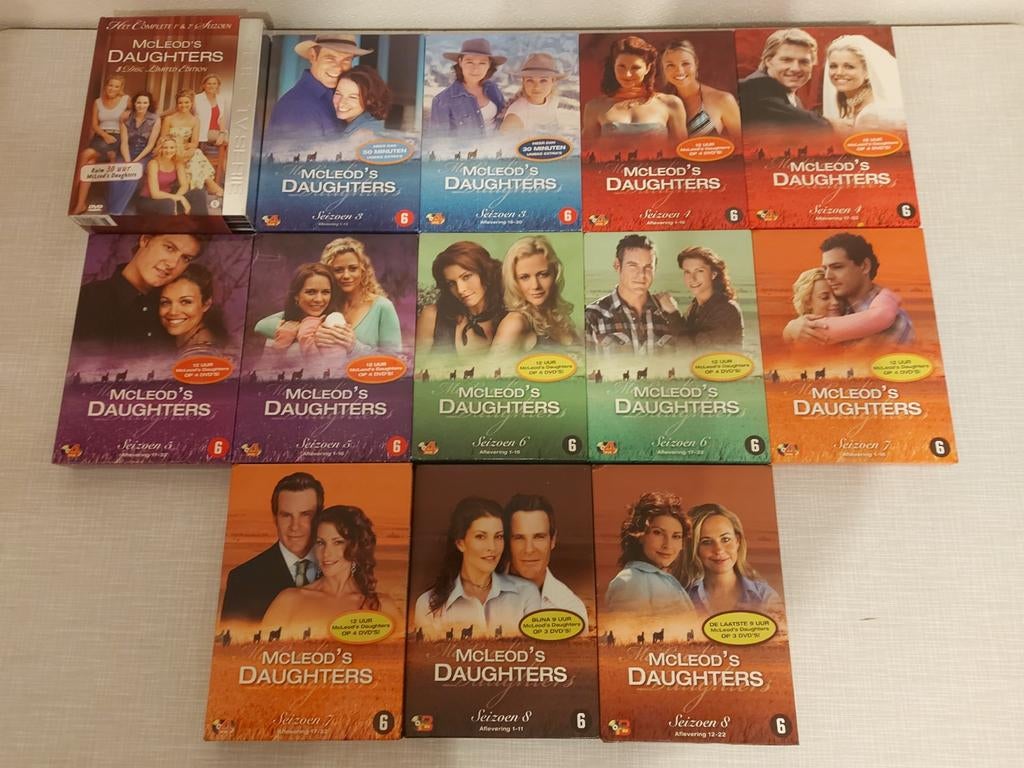 McLeod's Daughters - de Complete Serie Seizoen 1 t/m 8, Cd's en Dvd's, Dvd's | Tv en Series, Alle leeftijden, Boxset, Ophalen of Verzenden