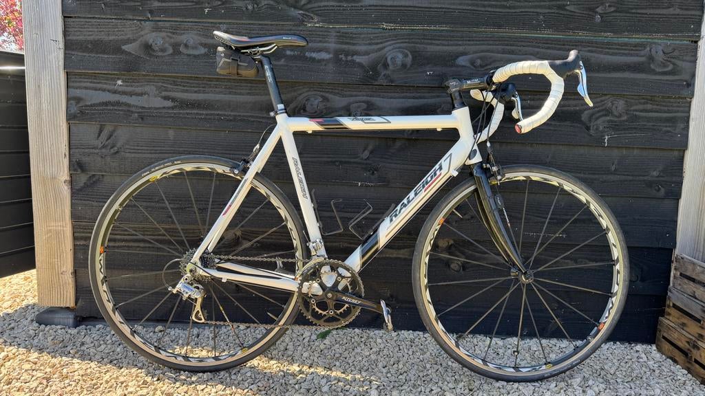 Raleigh Racefiets 54cm met Campagnolo Racing T1 9 speed, Minder dan 10 versnellingen, Gebruikt, Aluminium, 53 tot 57 cm