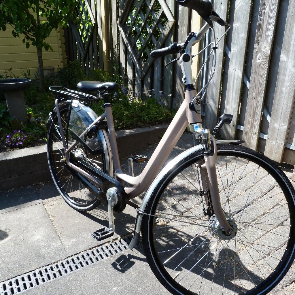 Gazelle Orange C7meisjes/damesfiets, 28 inch, 7 versnellinge, Ophalen, 47 tot 50 cm, Versnellingen, Zo goed als nieuw