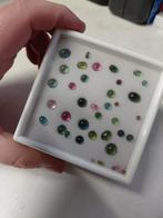 Lot met kleurrijke toermalijn cabochons goudsmid edelsmid, Ophalen of Verzenden
