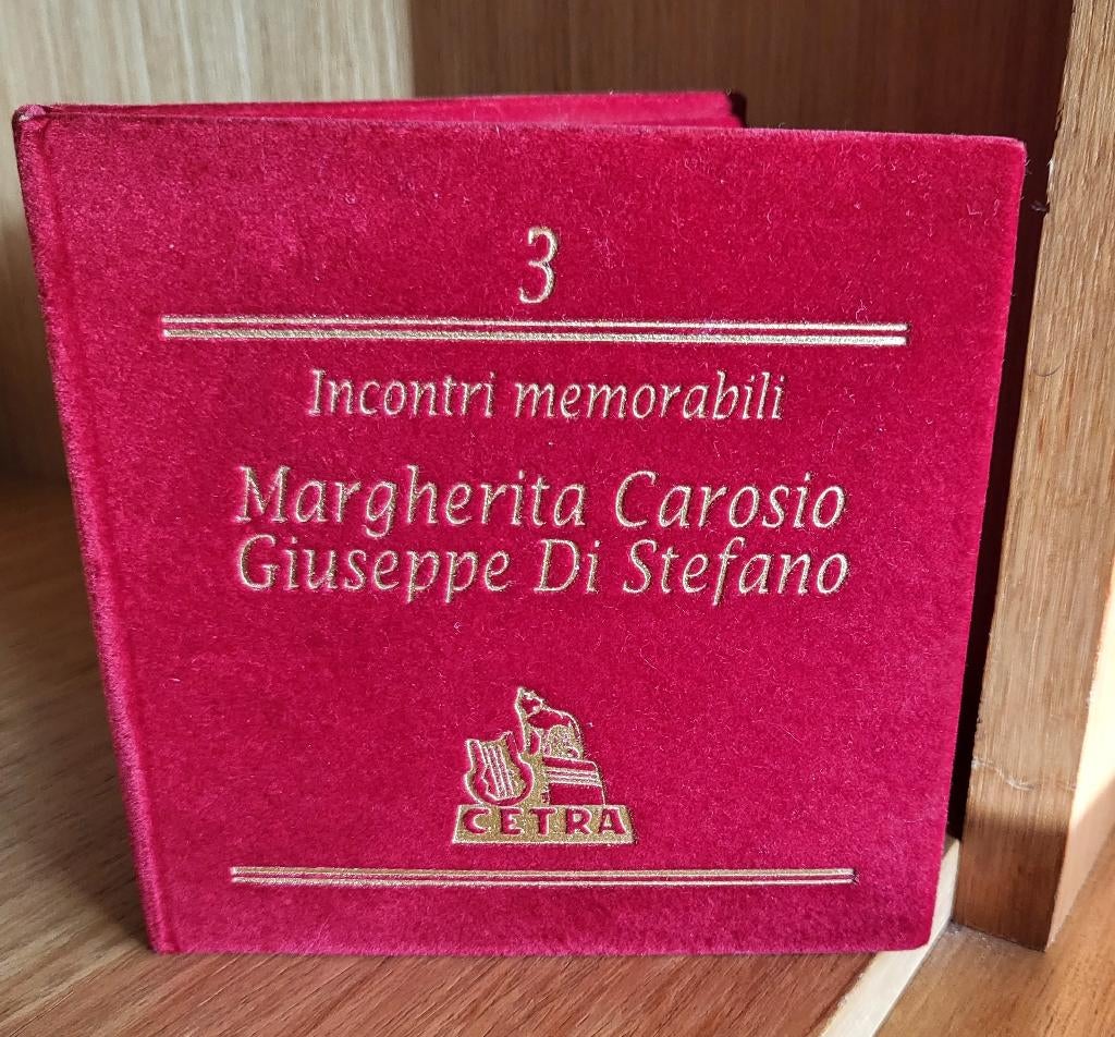 Incontri Memorabili 3 -Margherita Carosio/Giuseppe DiStefano, Boxset, Opera of Operette, Ophalen of Verzenden, Zo goed als nieuw