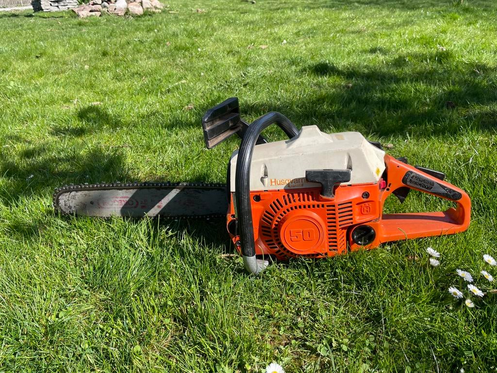 Husqvarna 50 Ranger kettingzaag / motorzaag, Tuin en Terras, Hand-tuingereedschap, Ophalen of Verzenden, Zo goed als nieuw