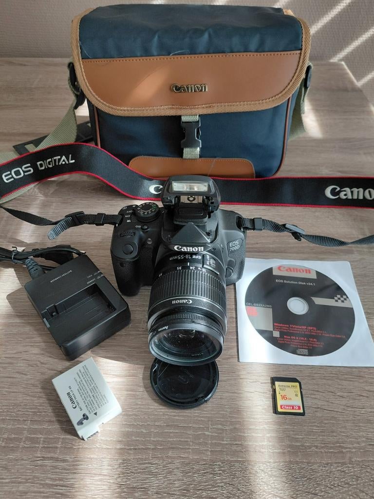 Canon EOS 700D Spiegelreflexcamera met WiFi, Spiegelreflex, Canon, Ophalen of Verzenden, Zo goed als nieuw