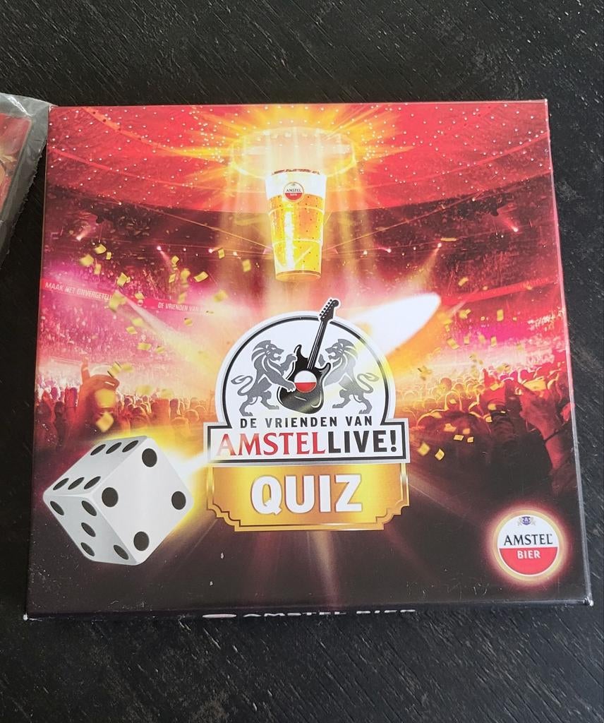 De Vrienden van Amstel Live Quiz + CD (nieuw), Vijf spelers of meer, Ophalen of Verzenden, Nieuw, Identity Games